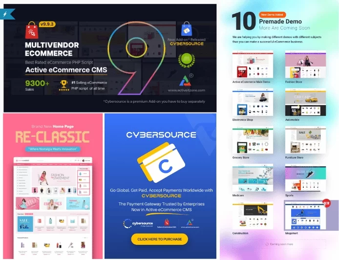 Active eCommerce CMS V 9.9.3